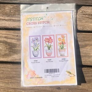 ITSTITCH RARE 3 FLORAL EMBROIDERY PATTERNS KIT